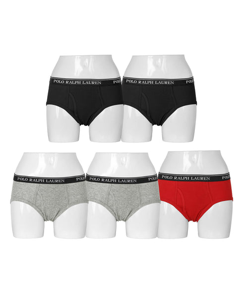 ポロ ラルフローレン POLO RALPH LAUREN 【5枚セット】Boy’s Classic Cotton Boxer Brief キッズ ブリーフ OUTLET SALE_F cts